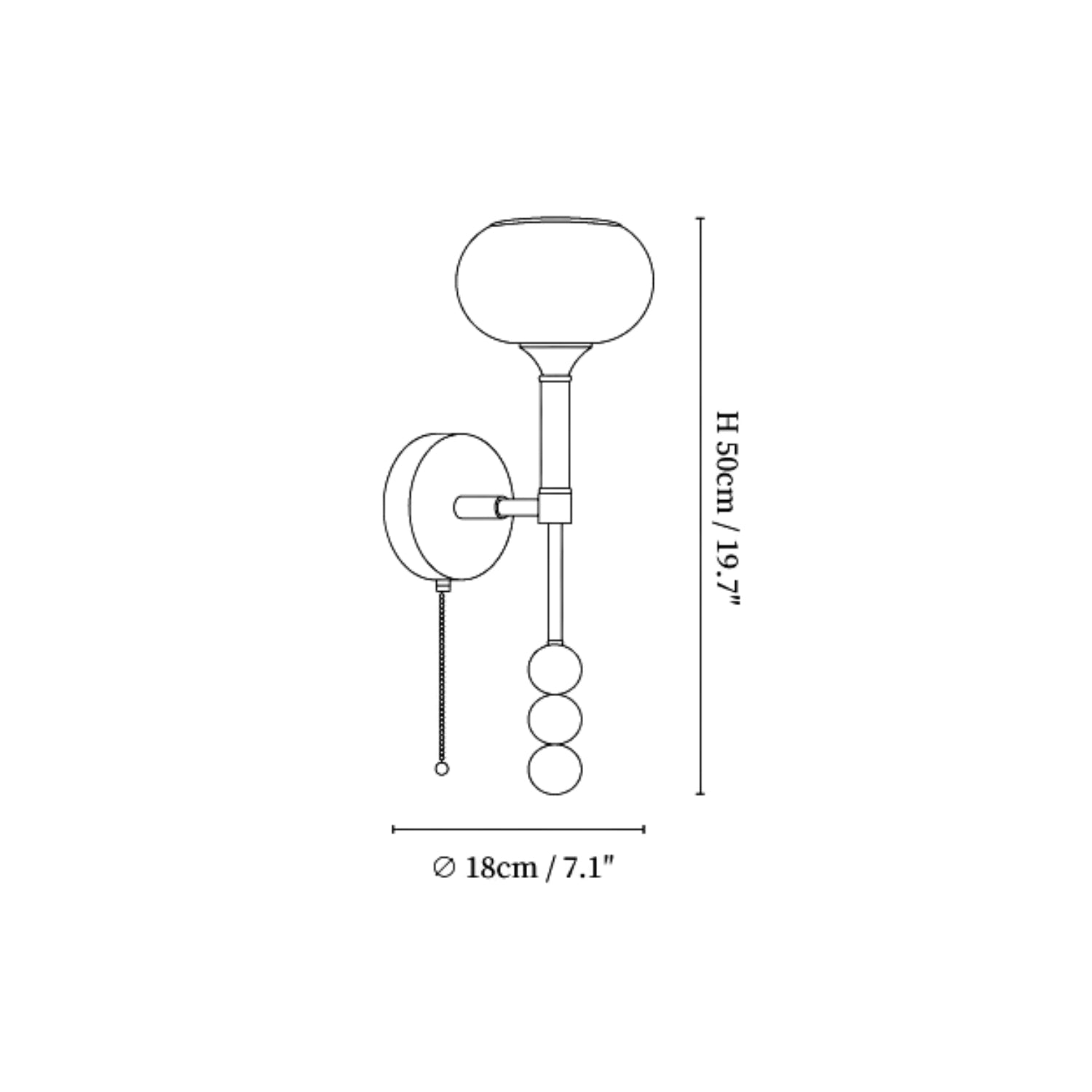Romea Wall Light