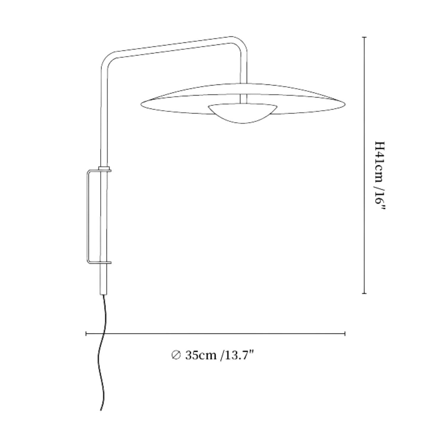 Gezone Swing Wall Light