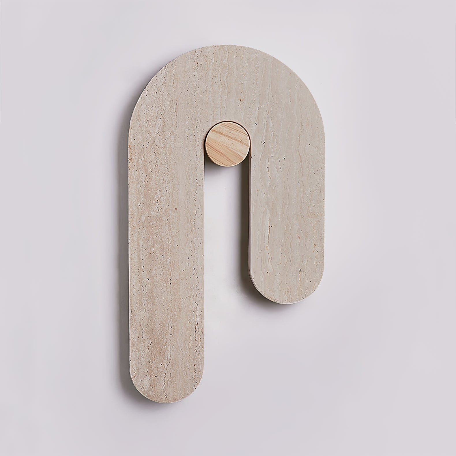 Voa U Shape Natural Stone Wall Light