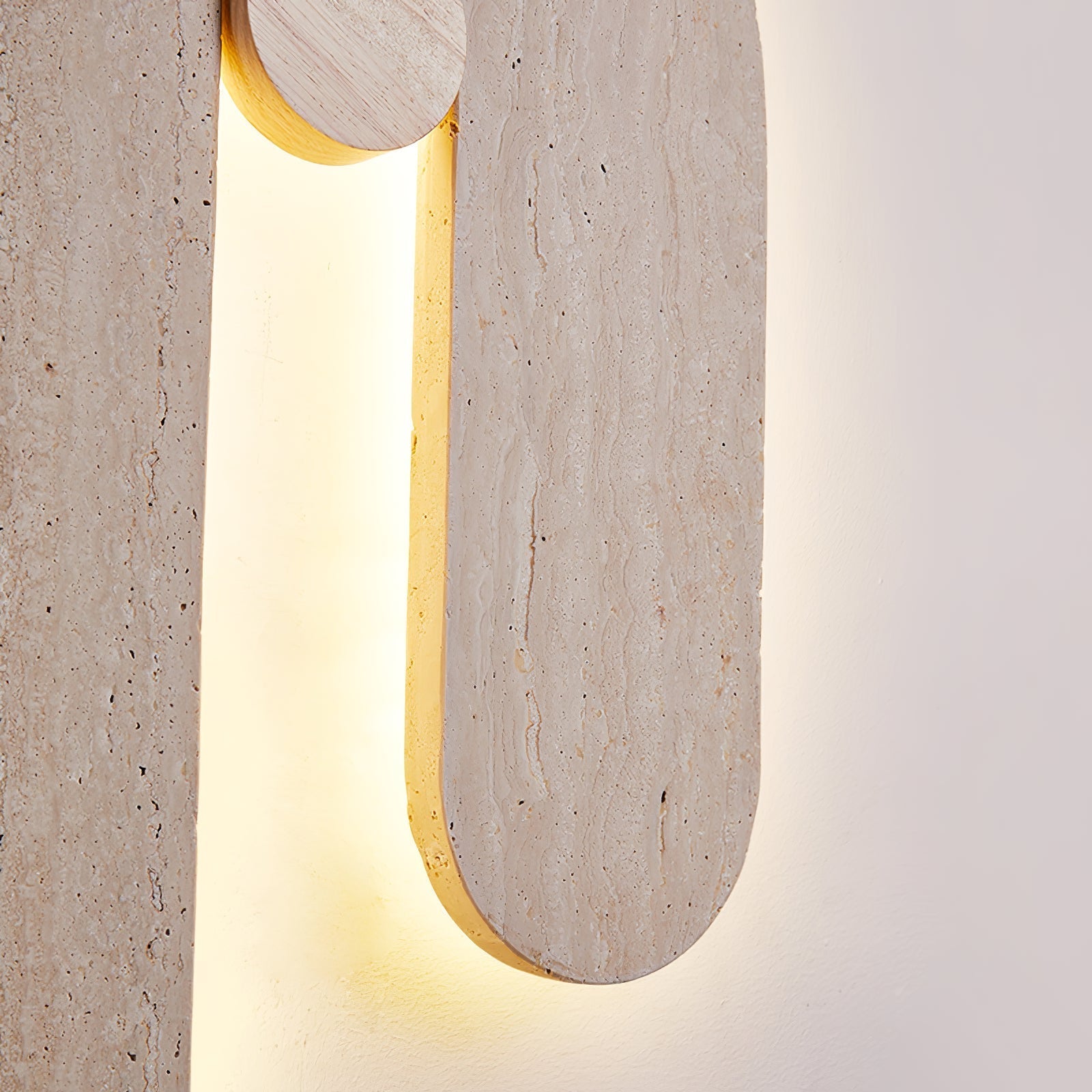 Voa U Shape Natural Stone Wall Light