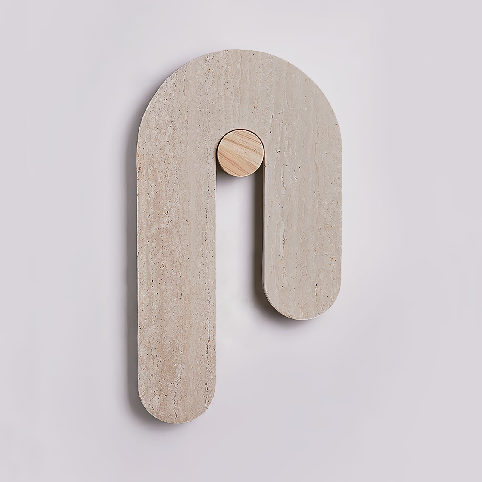 Voa U Shape Natural Stone Wall Light