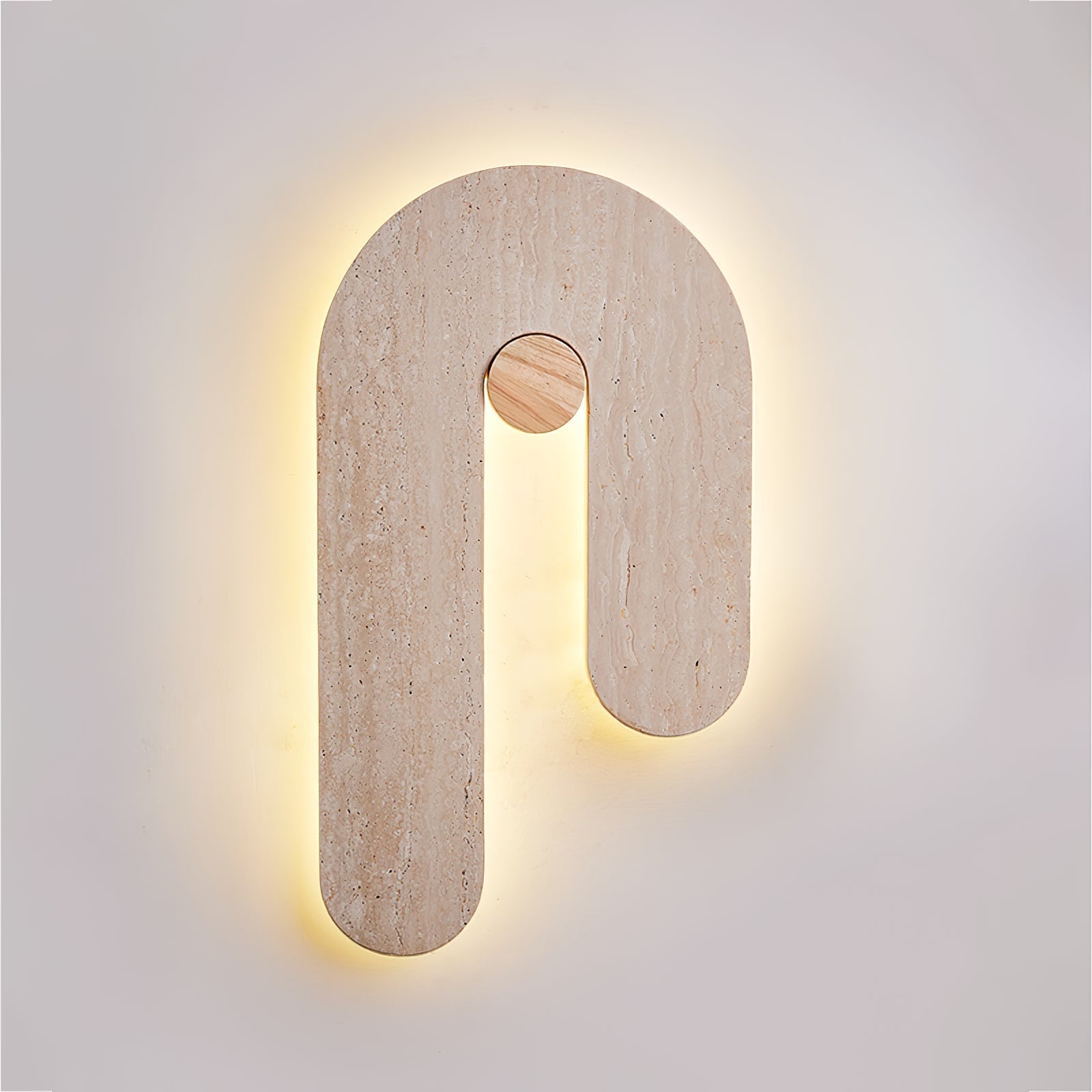 Voa U Shape Natural Stone Wall Light