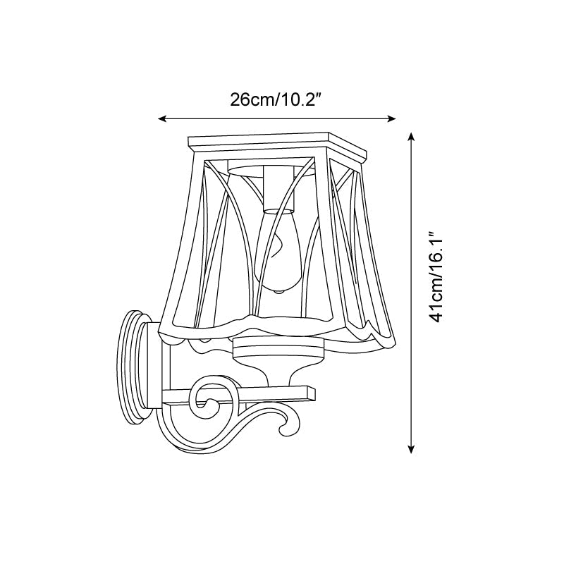 Loves Outdoor Lantern Wall Light