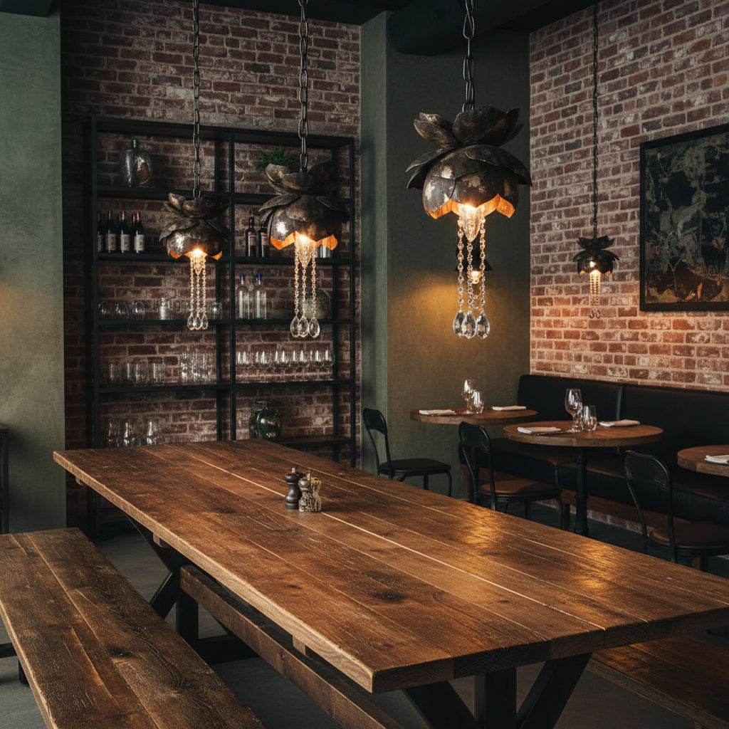 Nelleyay Floral Pendant Light
