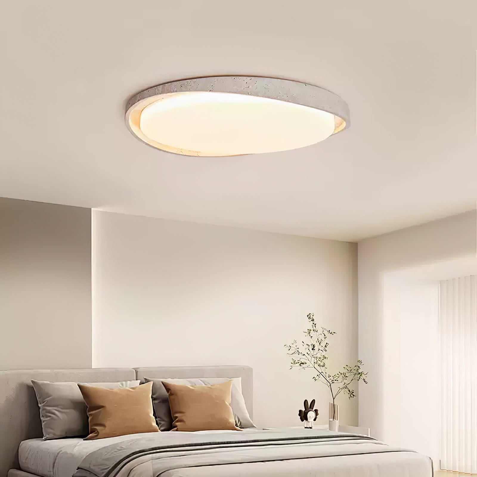 Aruz Wave Natural Stone Ceiling Light