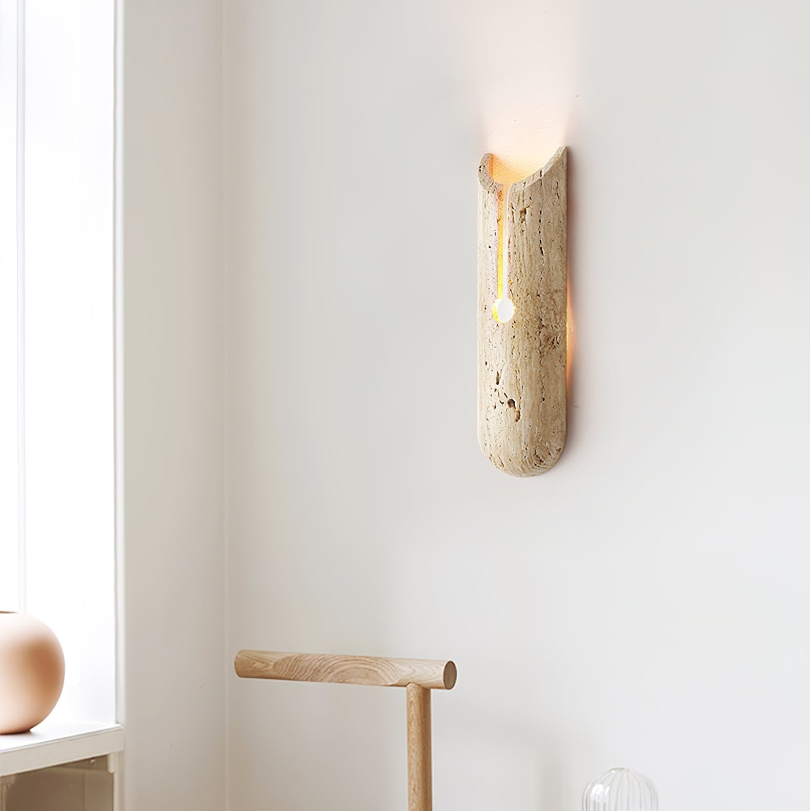 Lucreza Natural Stone Wall Light