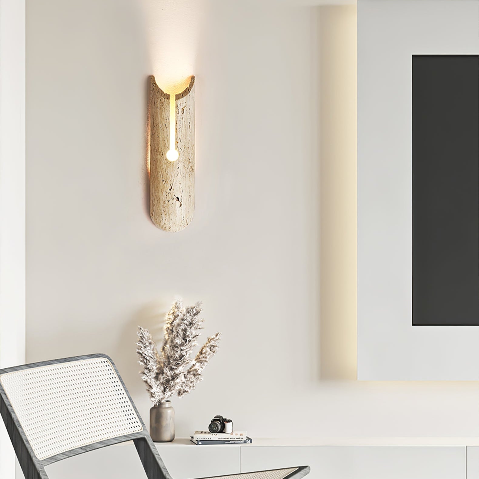 Lucreza Natural Stone Wall Light