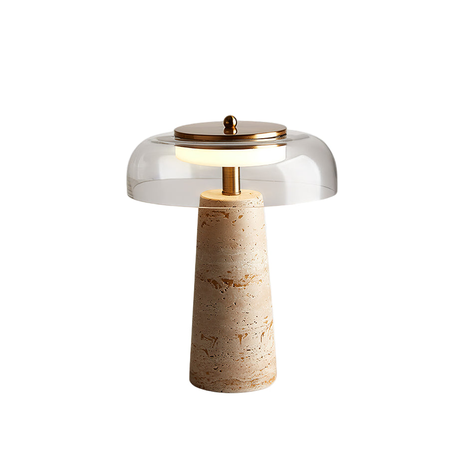Demsa Travertine Table Lamp