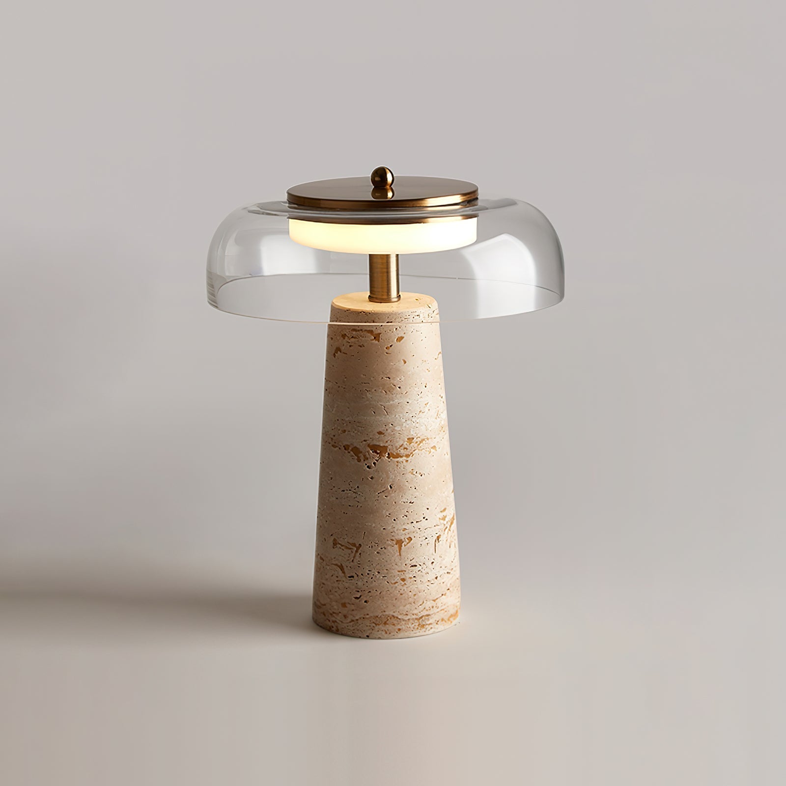 Demsa Travertine Table Lamp