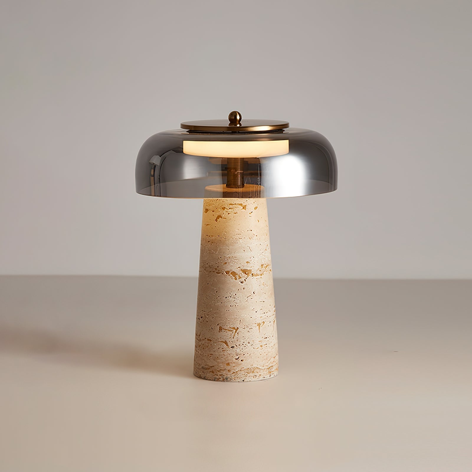 Demsa Travertine Table Lamp
