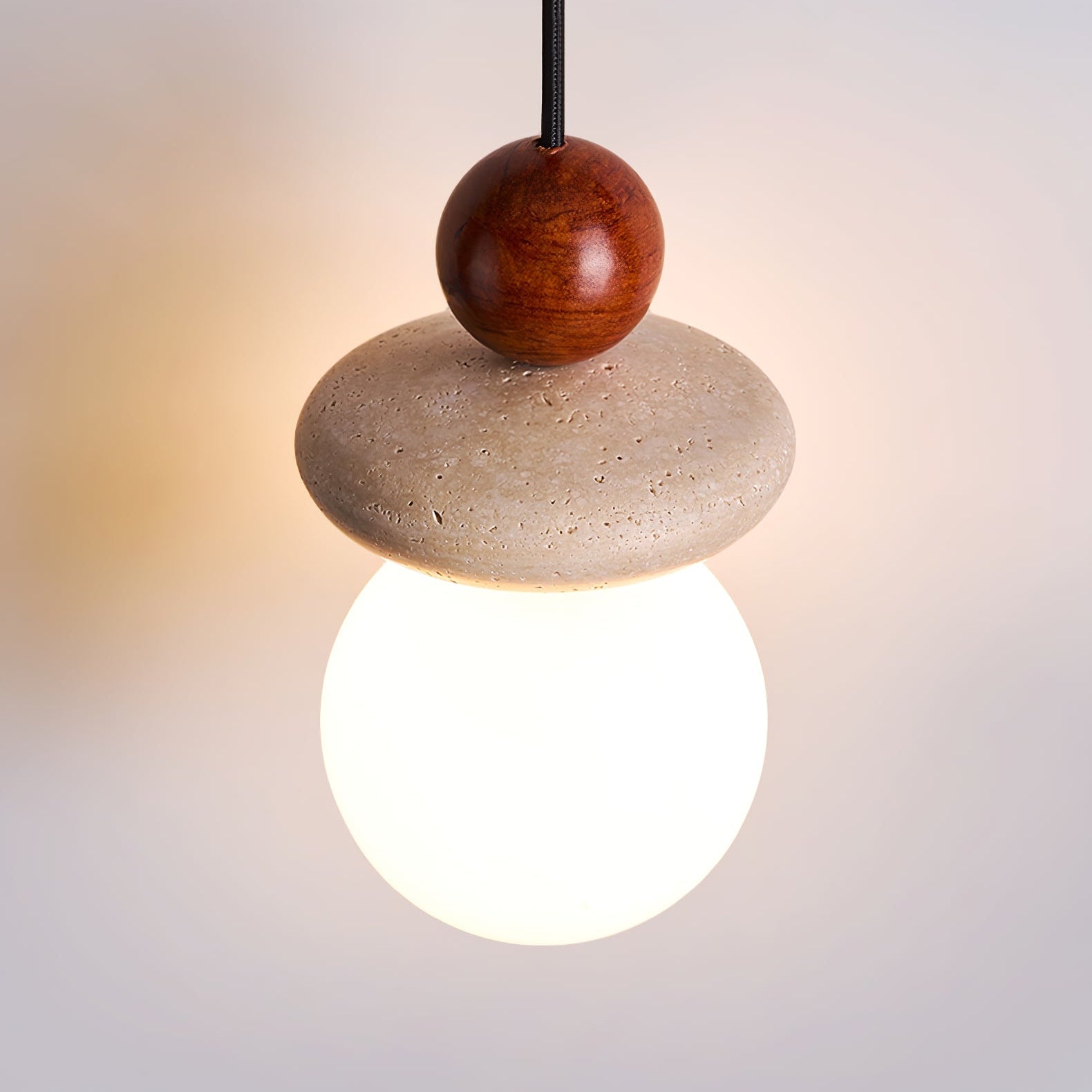 Mazo Natural Stone Pendant Light
