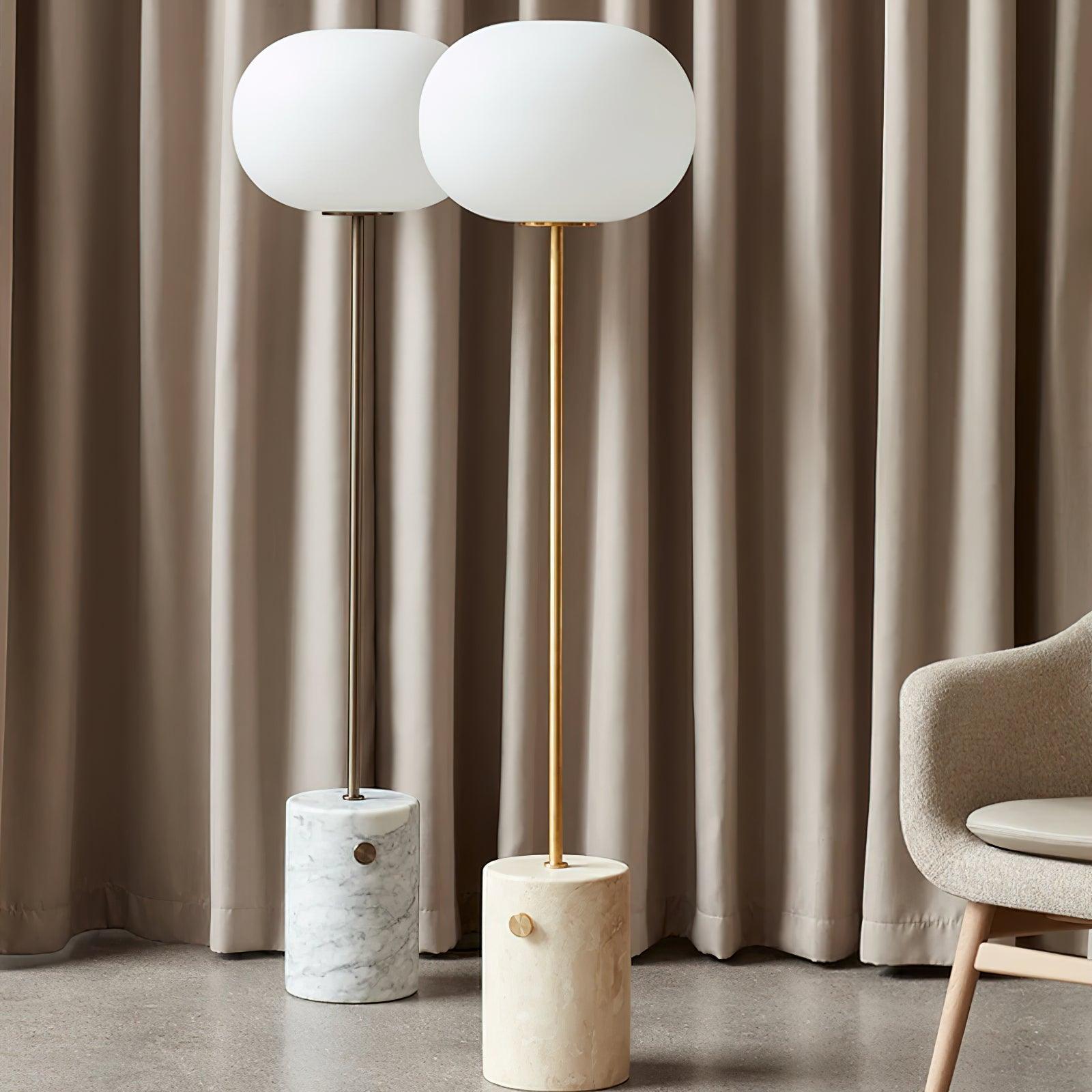 Jowesa Travertine Floor Lamp