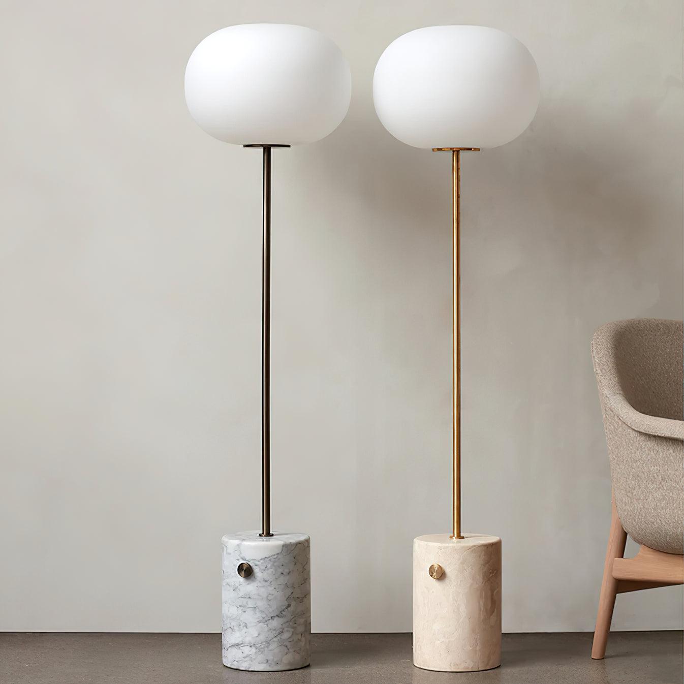 Jowesa Travertine Floor Lamp