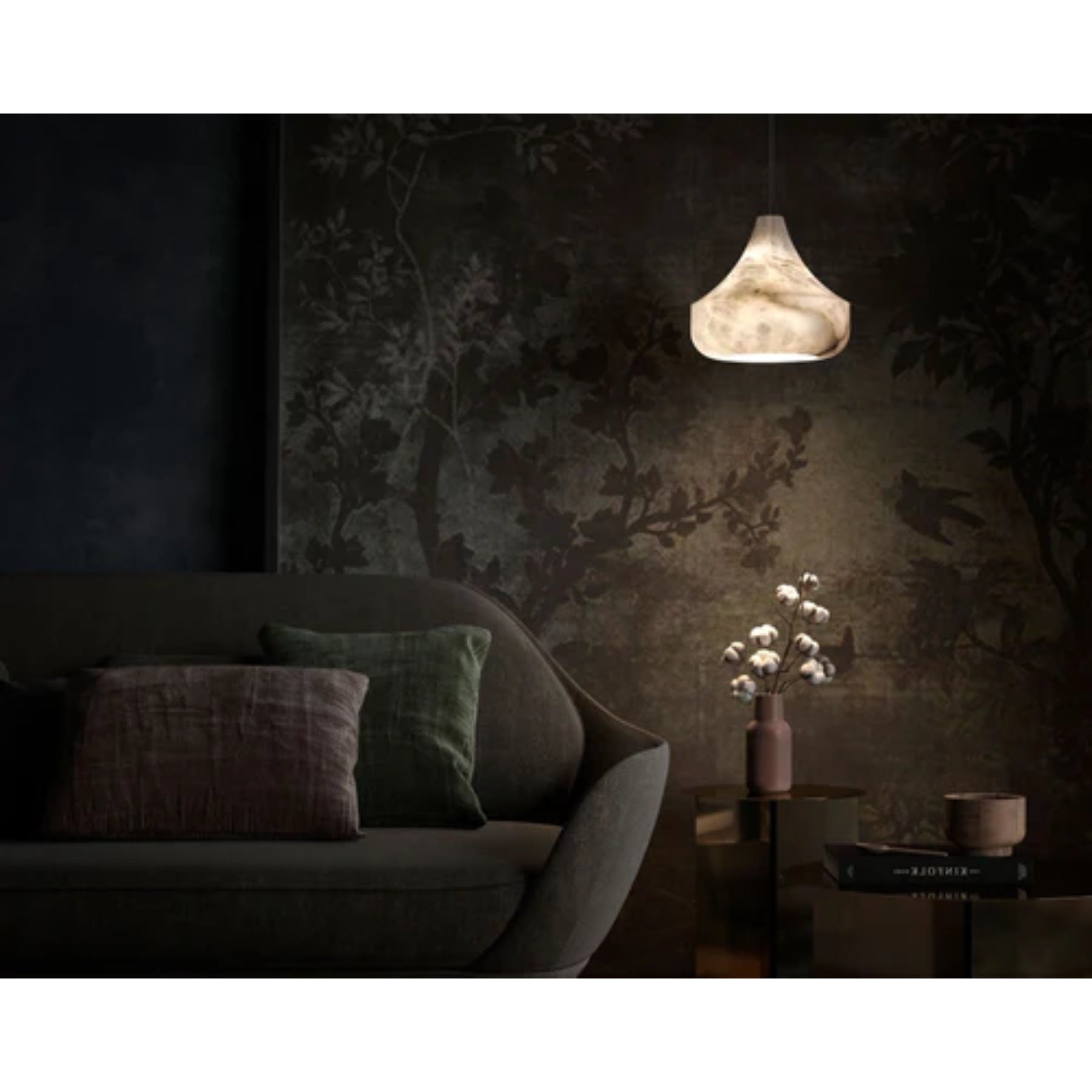 Venyl Alabaster Pendant Light
