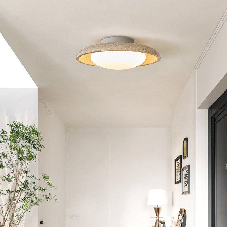 Loneya Travertine Ceiling Light