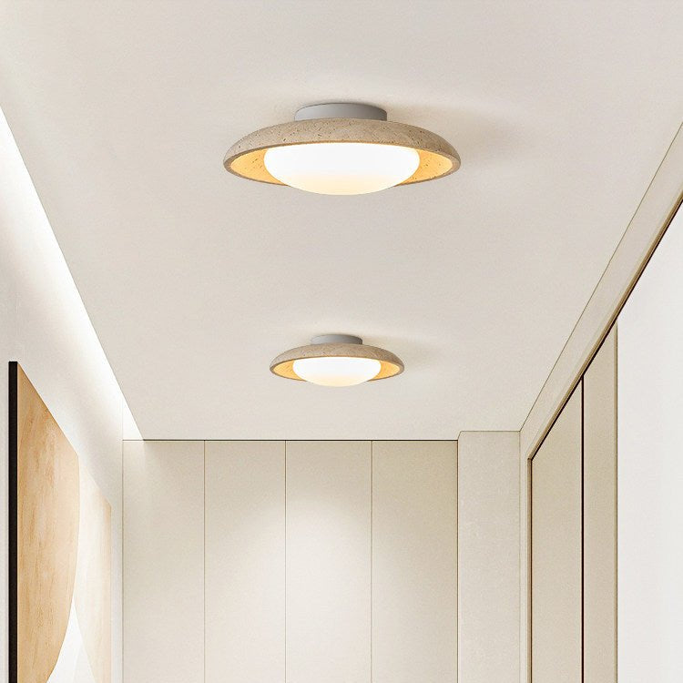 Loneya Travertine Ceiling Light