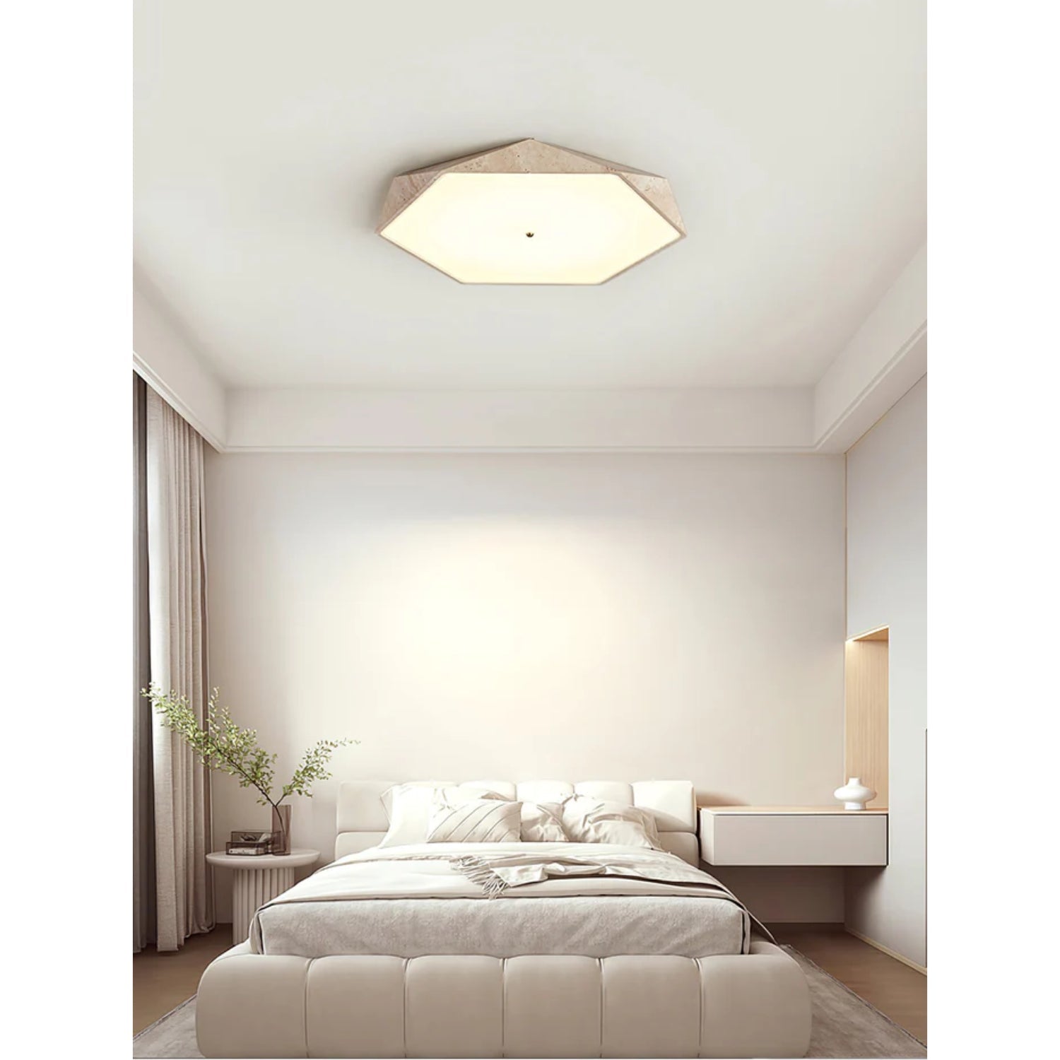 Hocesa Natural Stone Ceiling Light