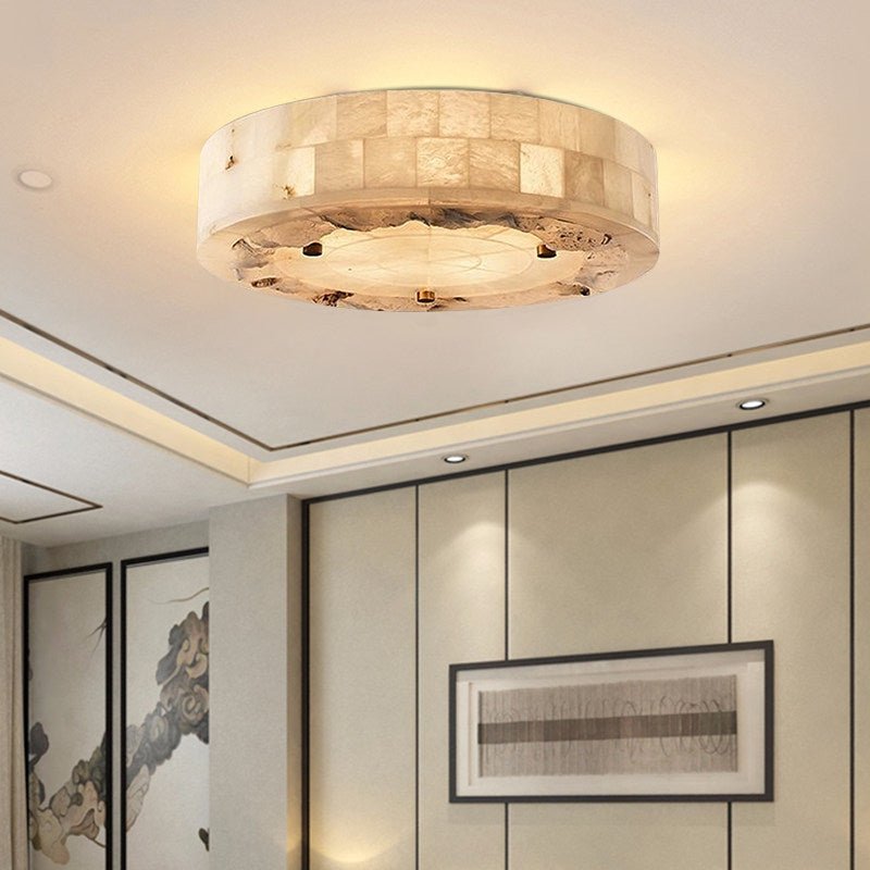 Lovielle Alabaster Ceiling Light