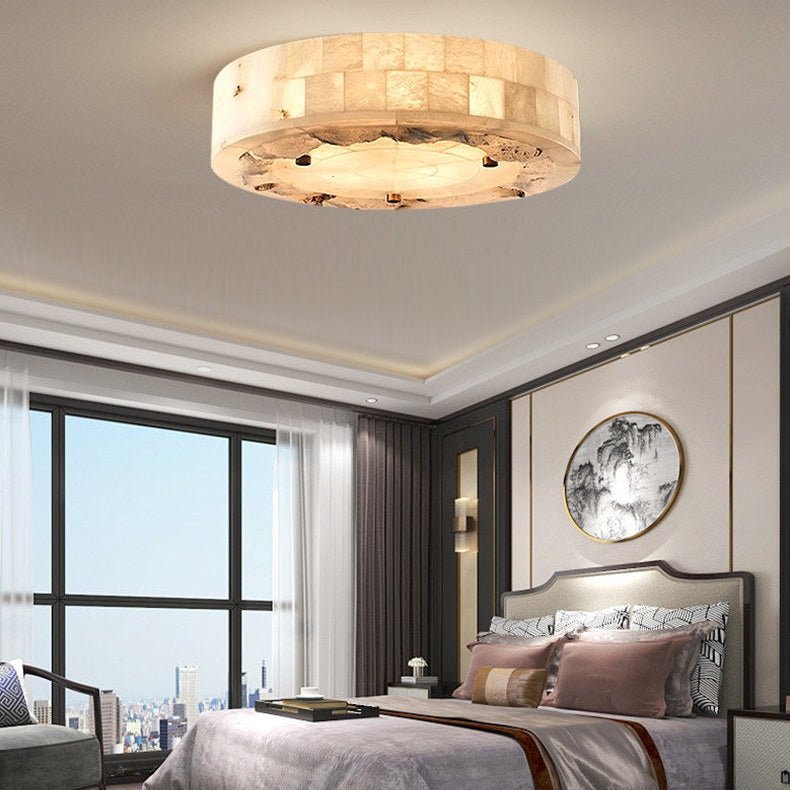 Lovielle Alabaster Ceiling Light