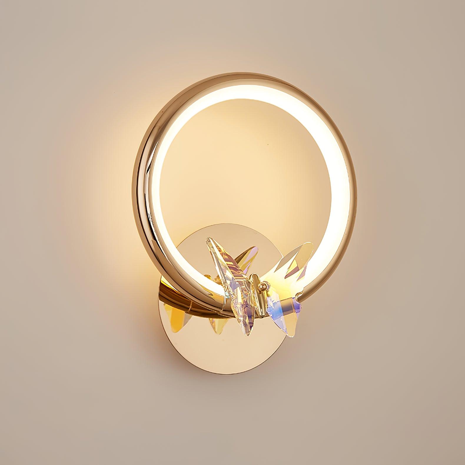 Ring Butterfly Wall Light