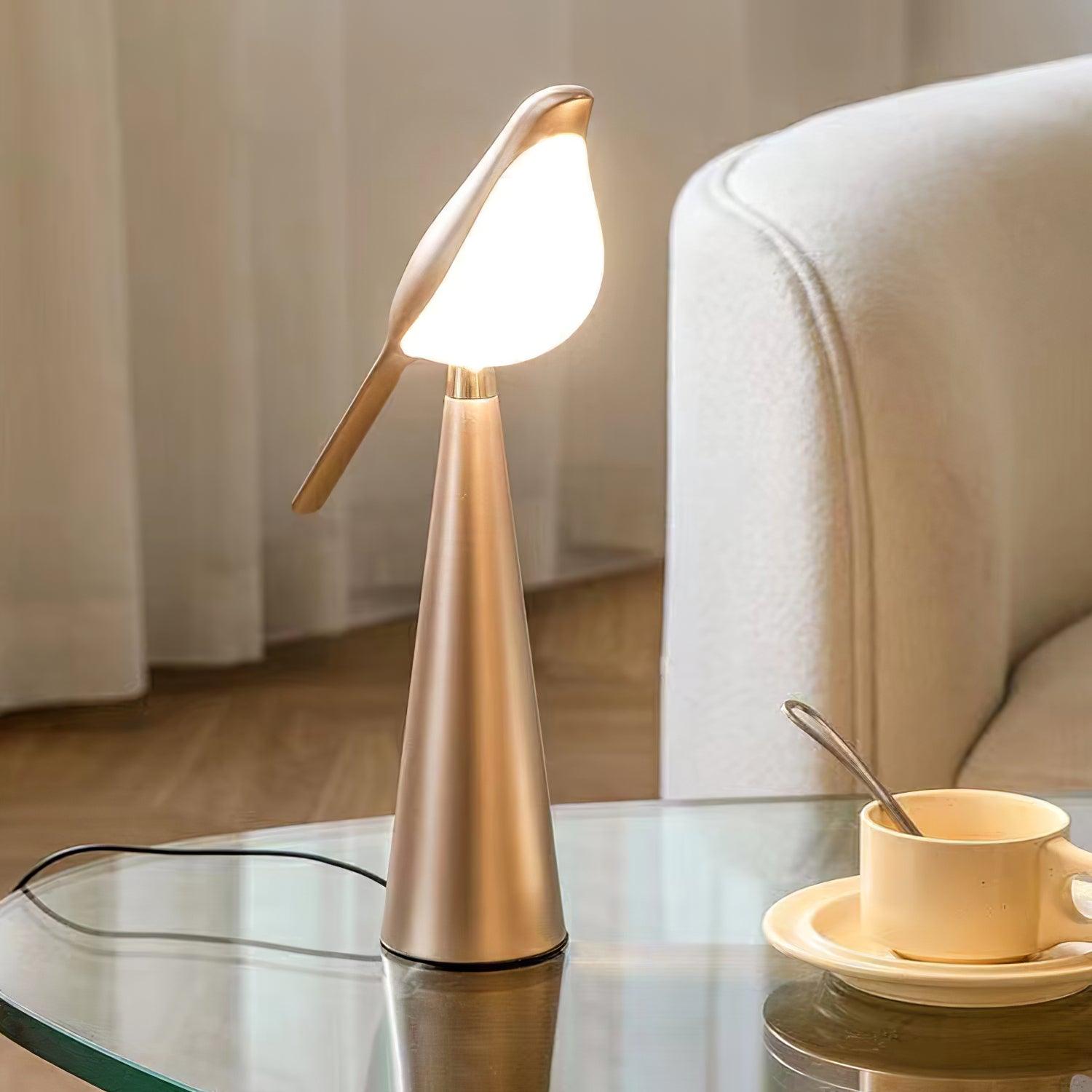 Standing Birdmann Table Lamp
