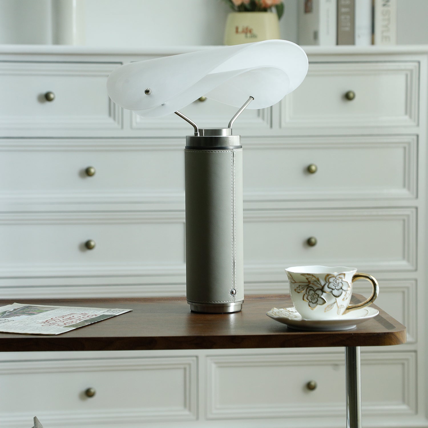 Giseo Travertine Table Lamp