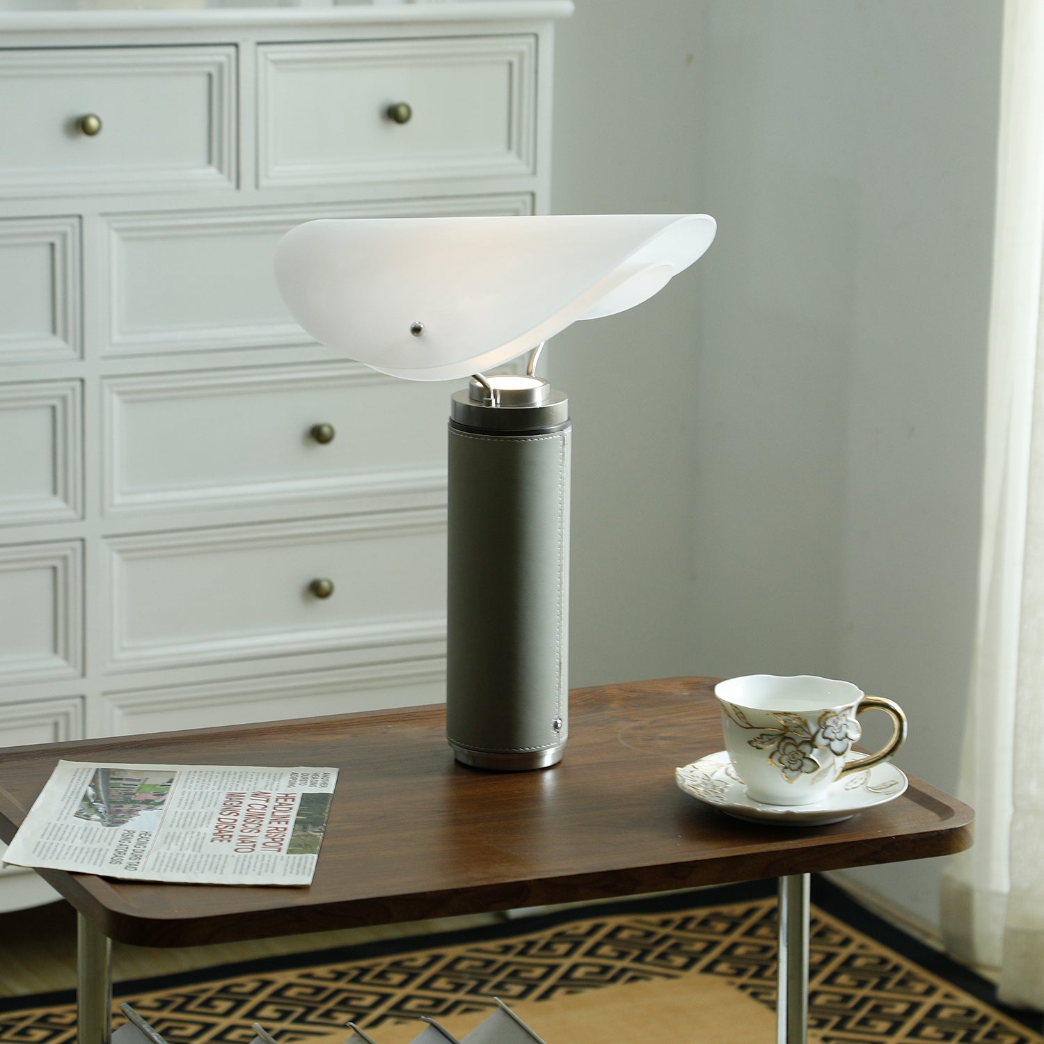 Giseo Travertine Table Lamp