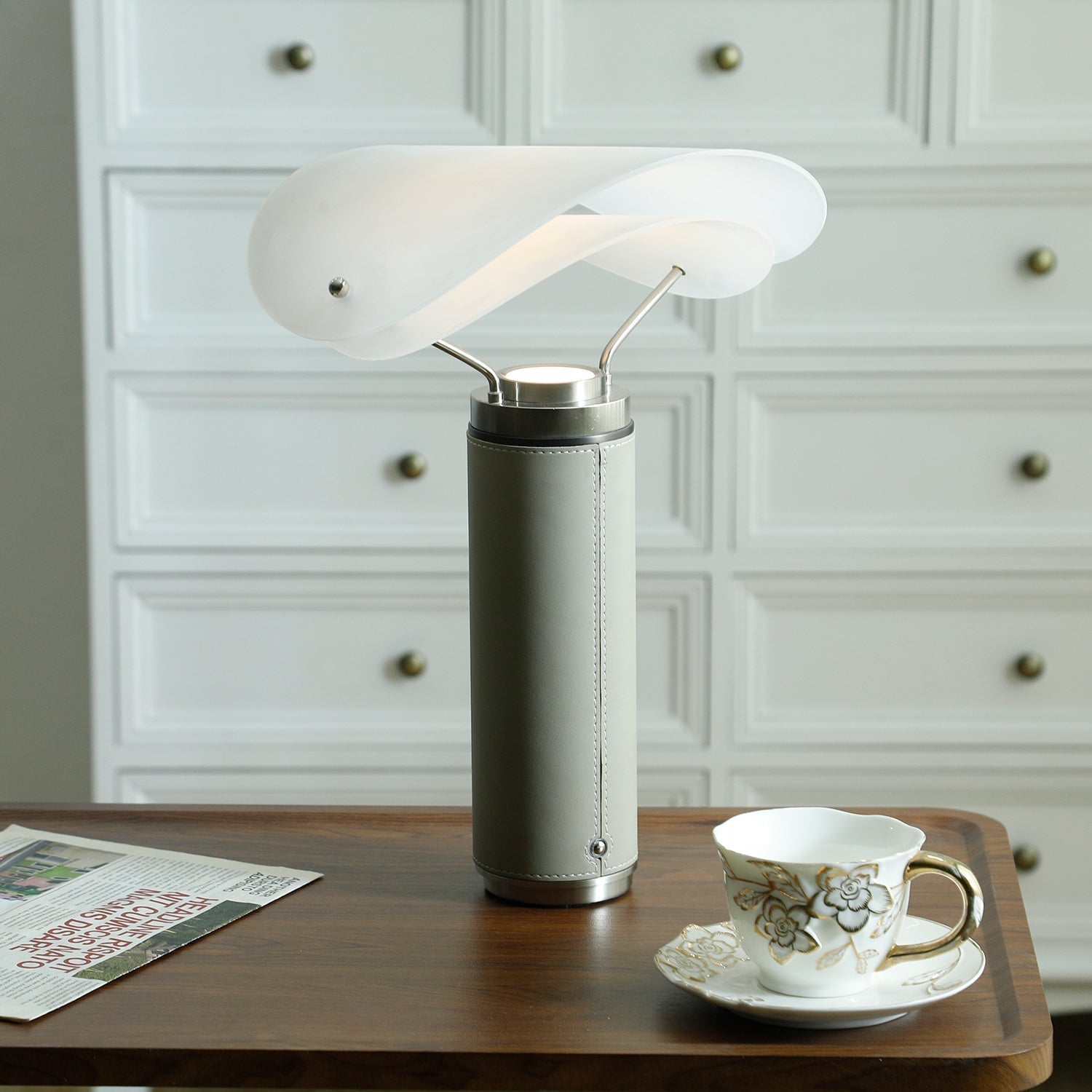 Giseo Travertine Table Lamp
