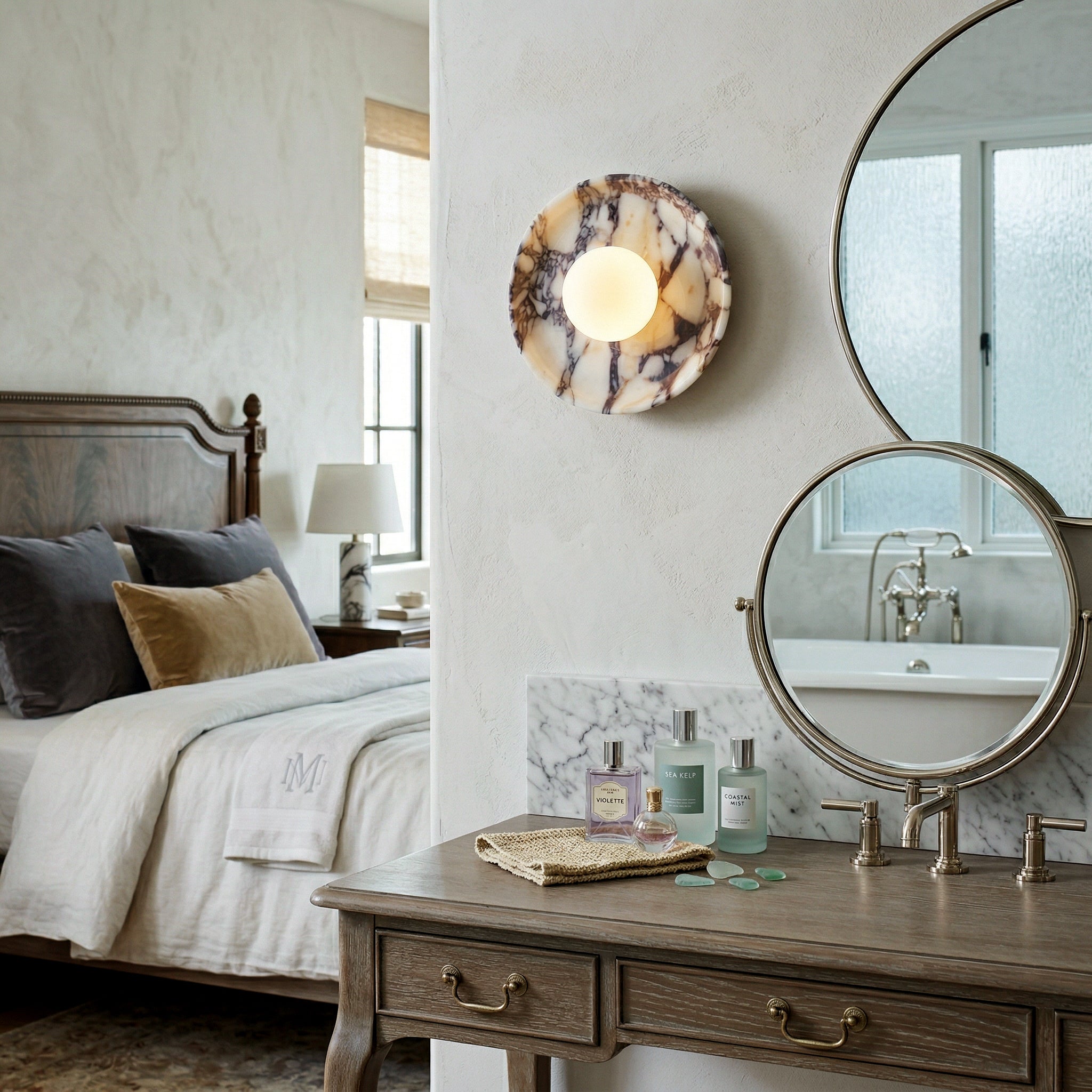 Morenel Round Wall Light