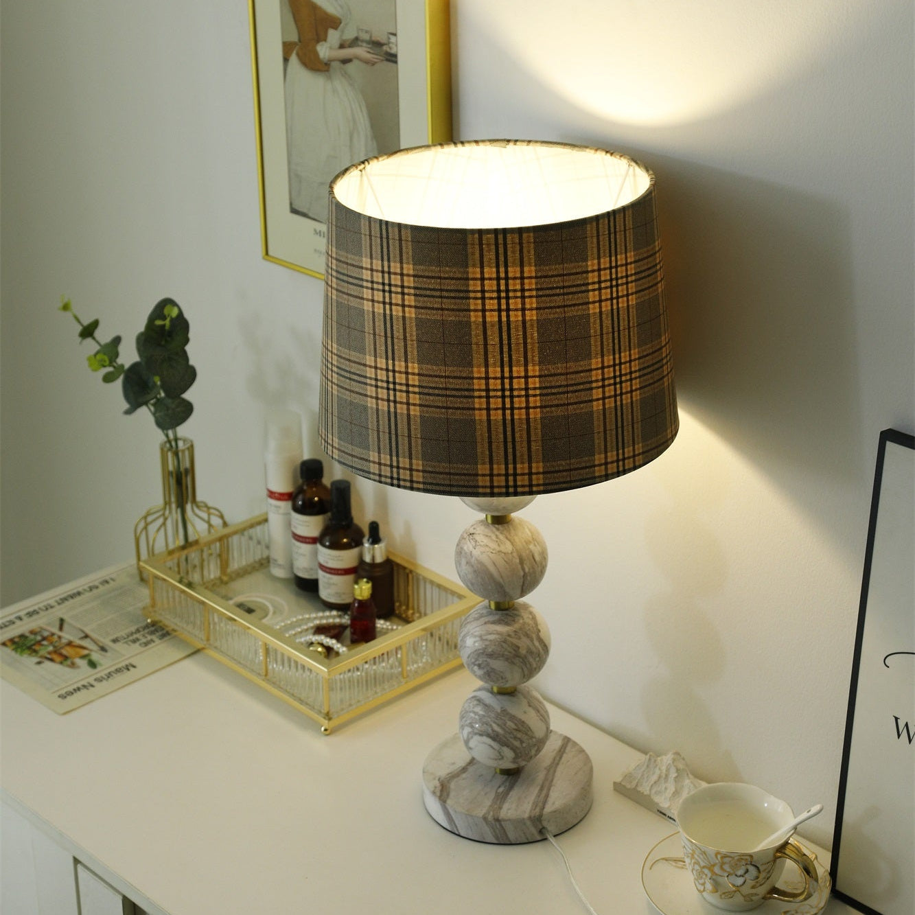 Merellis Marble Table Lamp