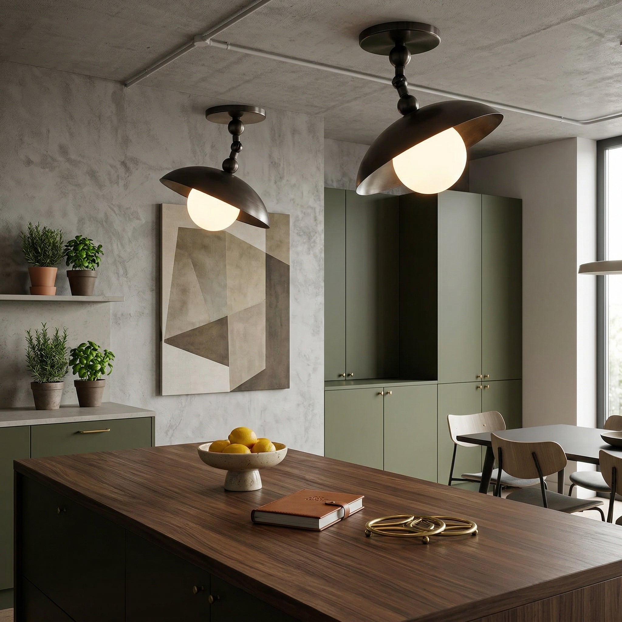 Selney Globe Ceiling Light