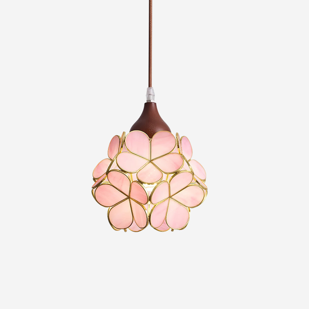 Veravo Flower Wood Design Pendant Light