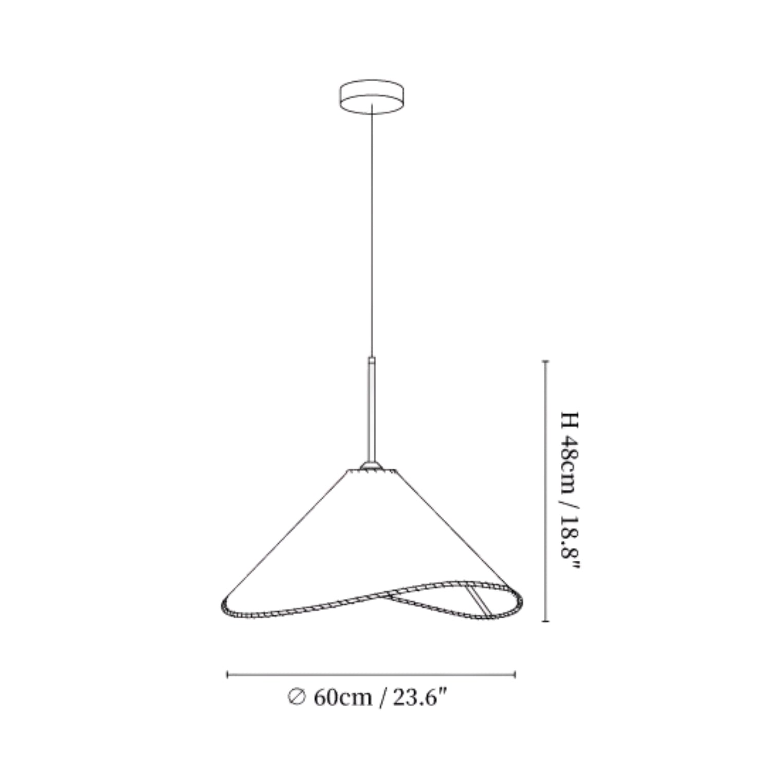 Twisade Pendant Light