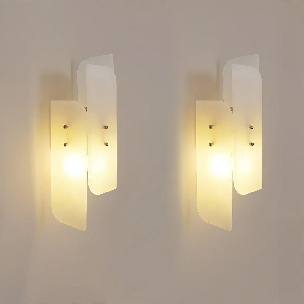 Duolith Alabaster Wall Light
