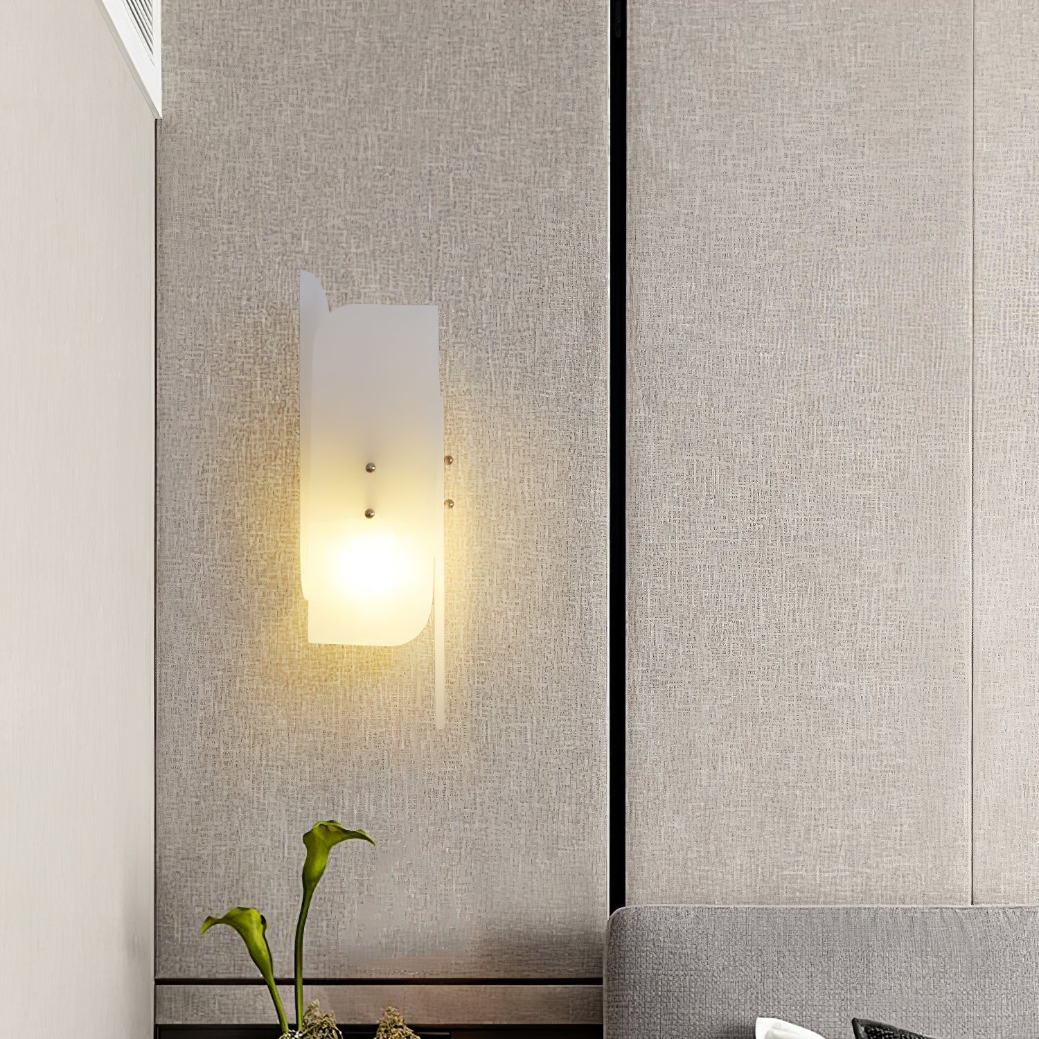Duolith Alabaster Wall Light