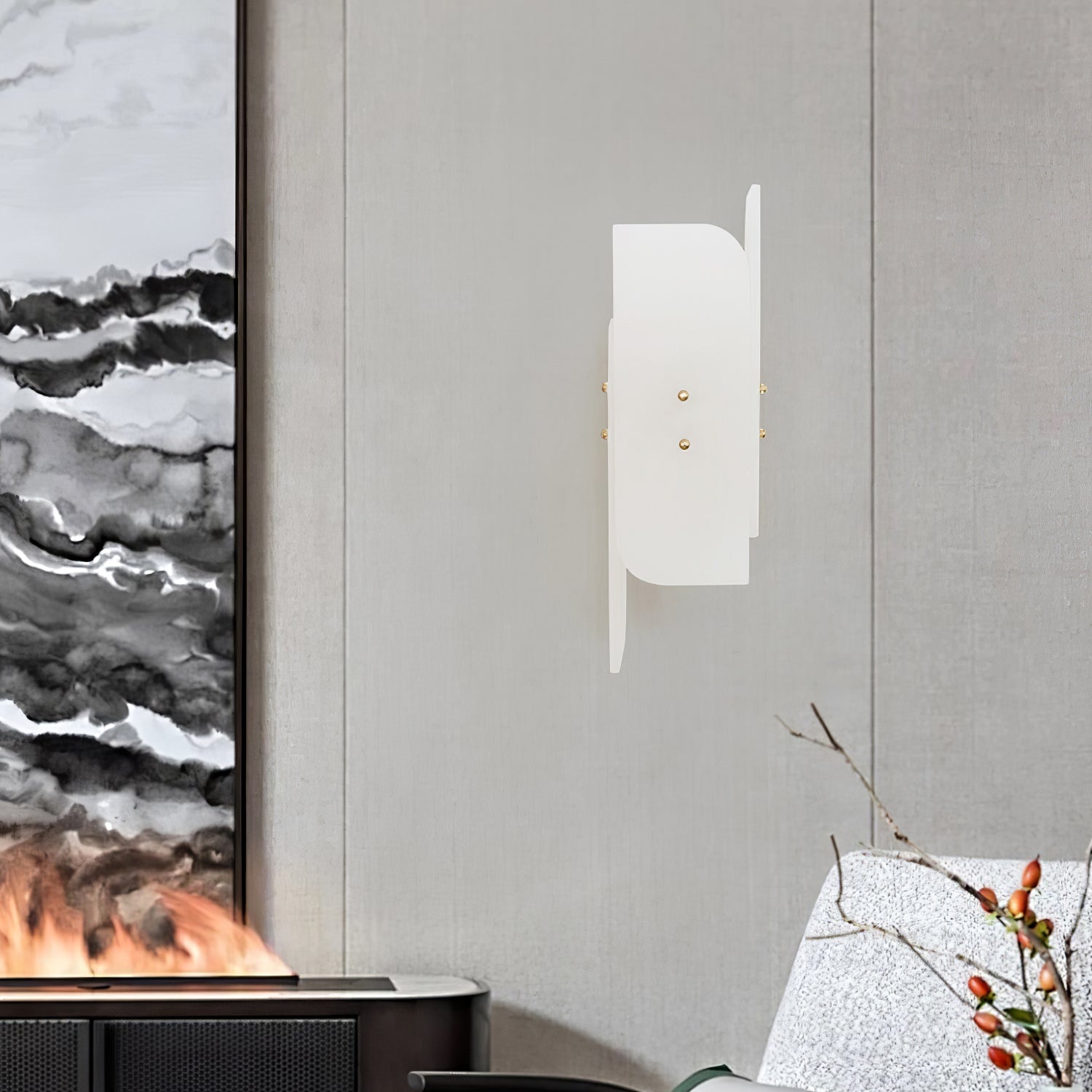 Duolith Alabaster Wall Light