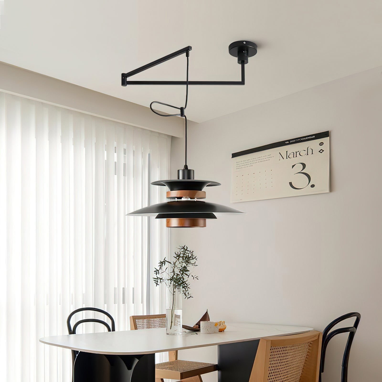 Marcero Swing Arm Pendant Light
