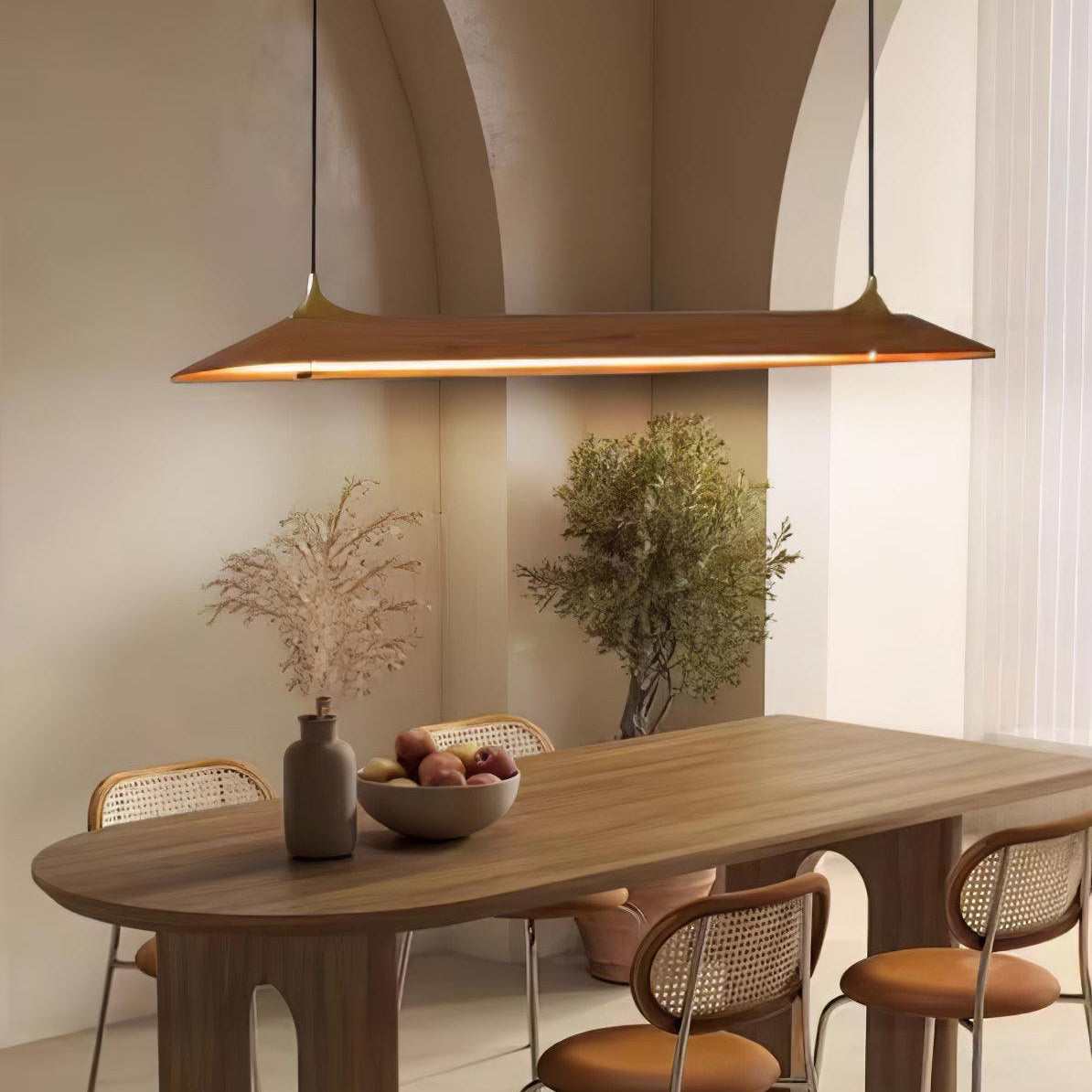 Monegga Wooden Pendant Light