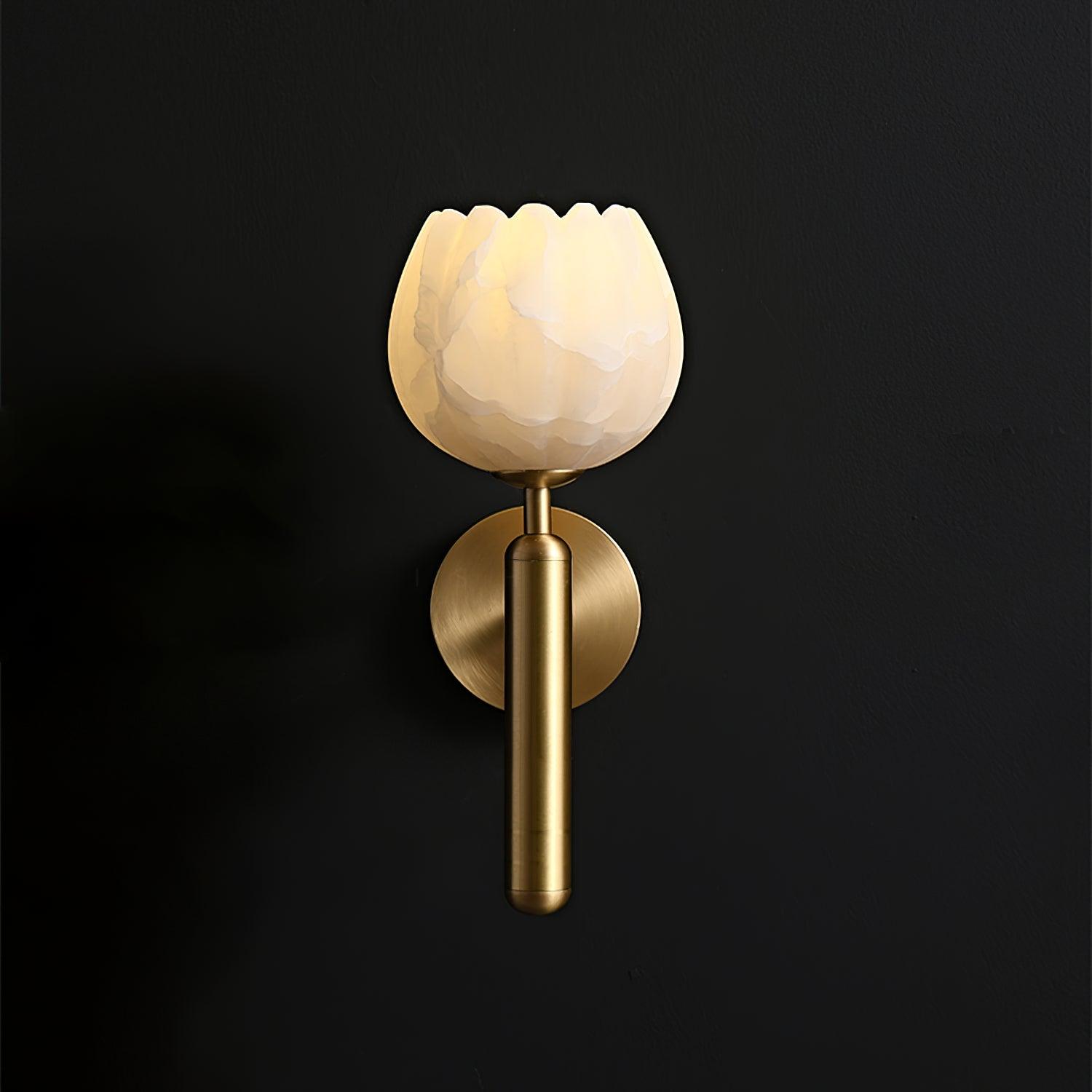 Loza Flower Albaster Wall Light