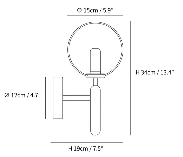 Zanovi Wall Light