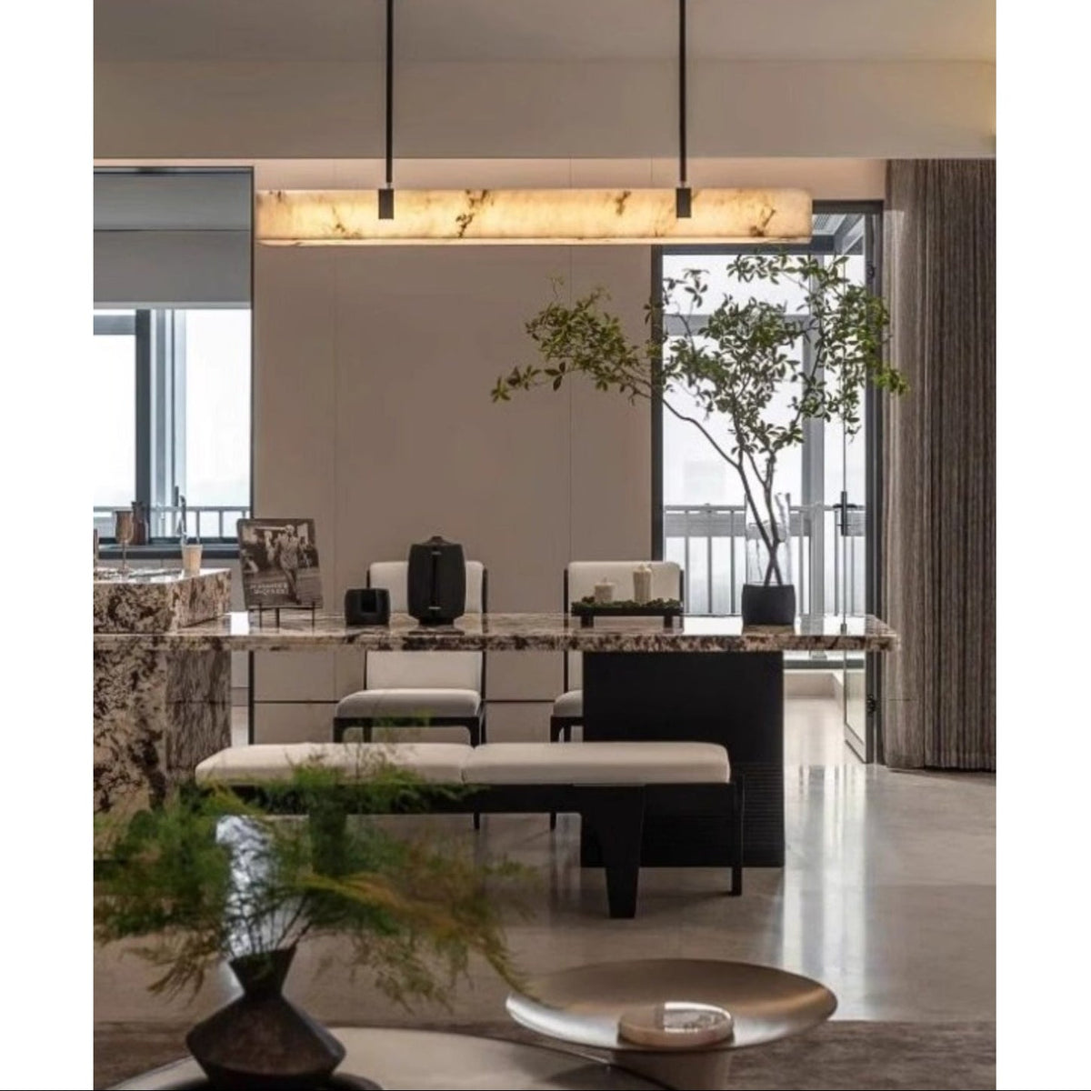 Lindaleal Linear Pendant Light