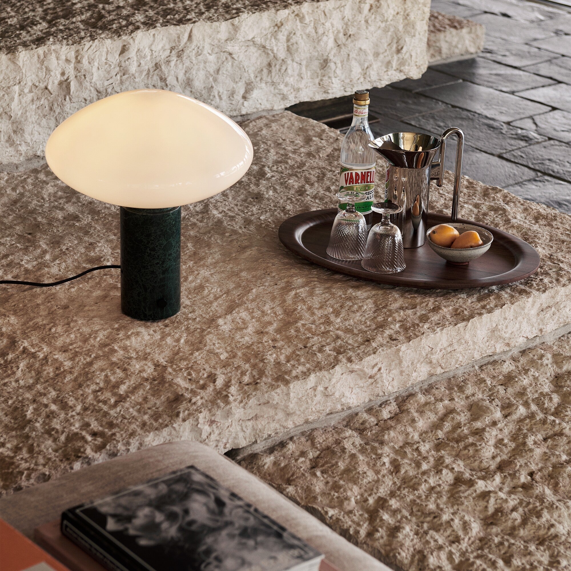 Zelkan Marble Table Lamp