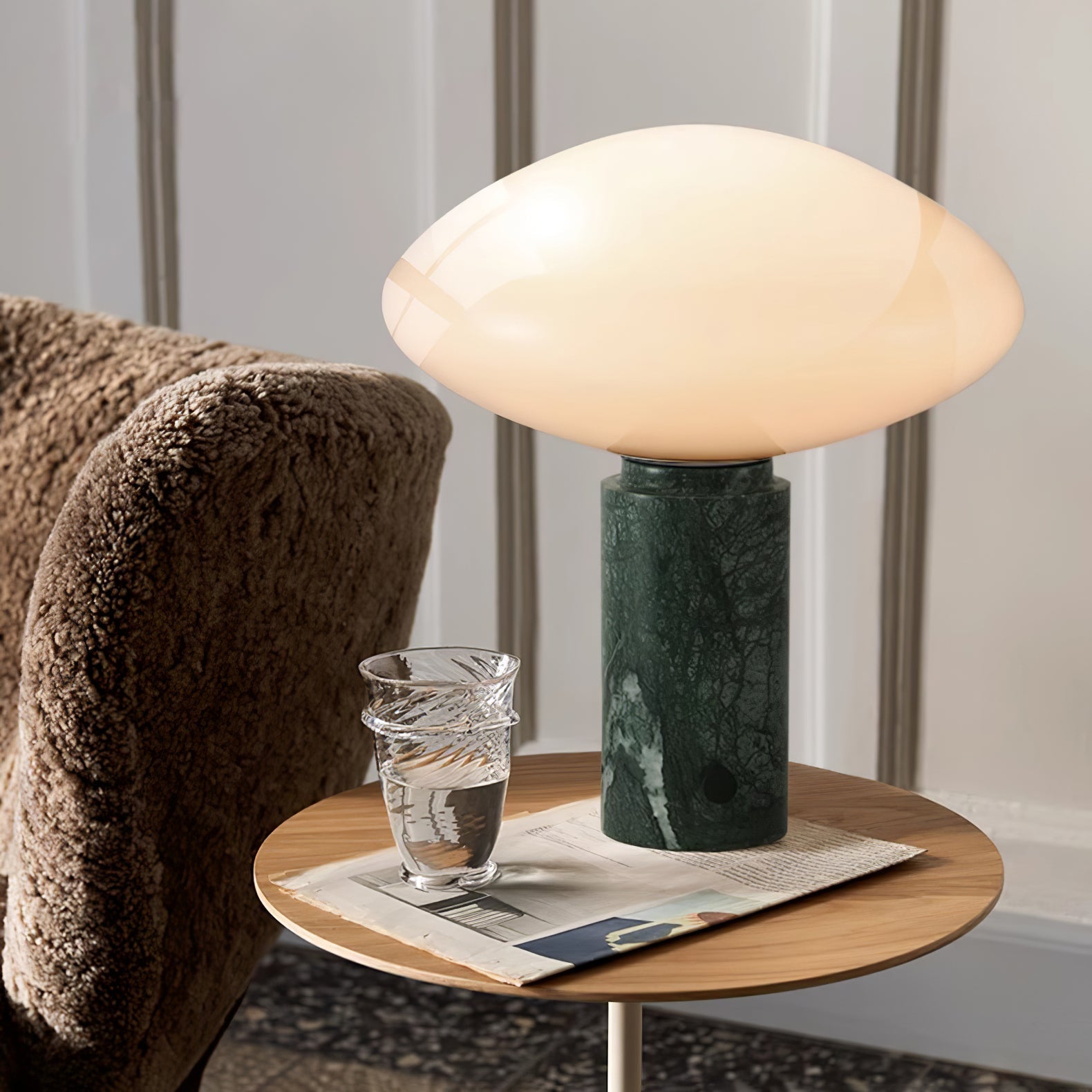 Zelkan Marble Table Lamp