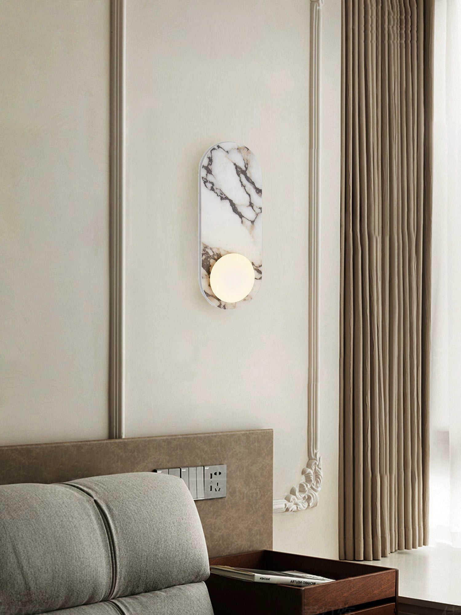 Glenu Globe Wall Light