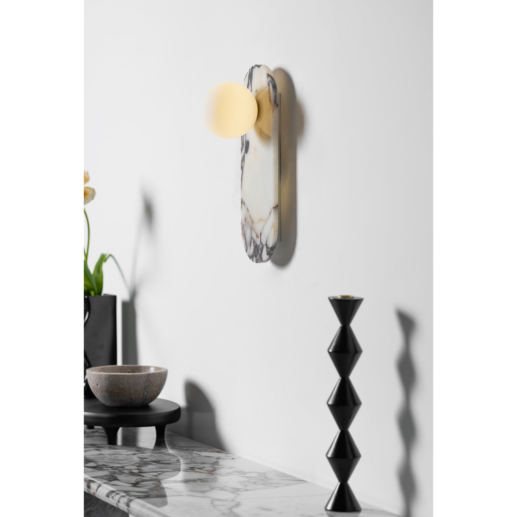 Glenu Globe Wall Light