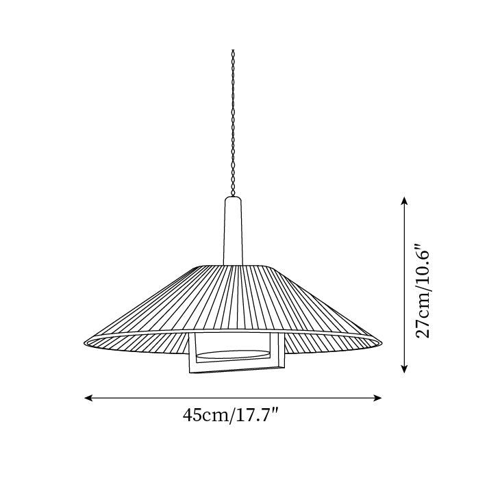 Dorevia Japandi Pendant Light
