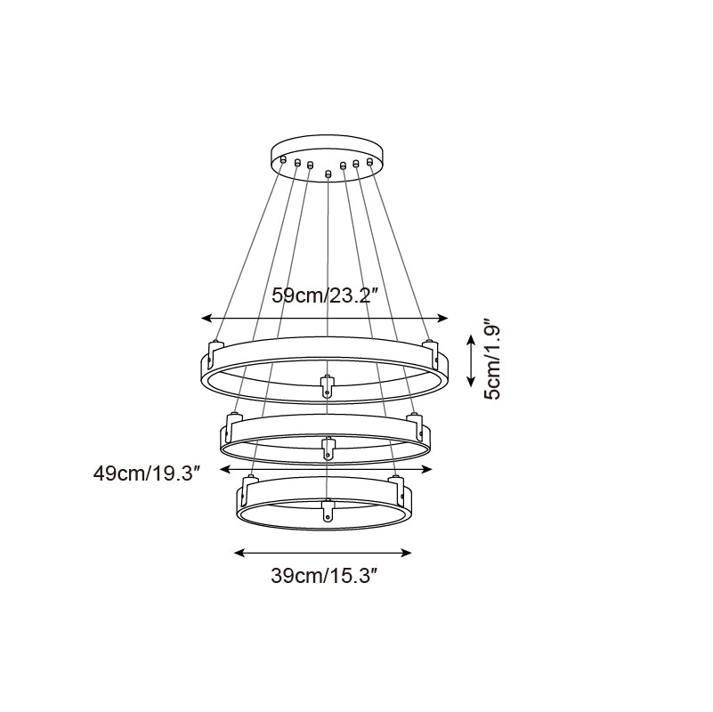 Aluson Natural Stone Pendant Light