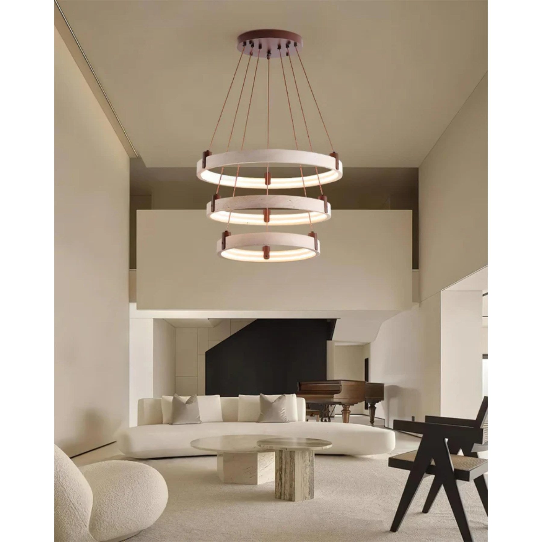 Aluson Natural Stone Pendant Light