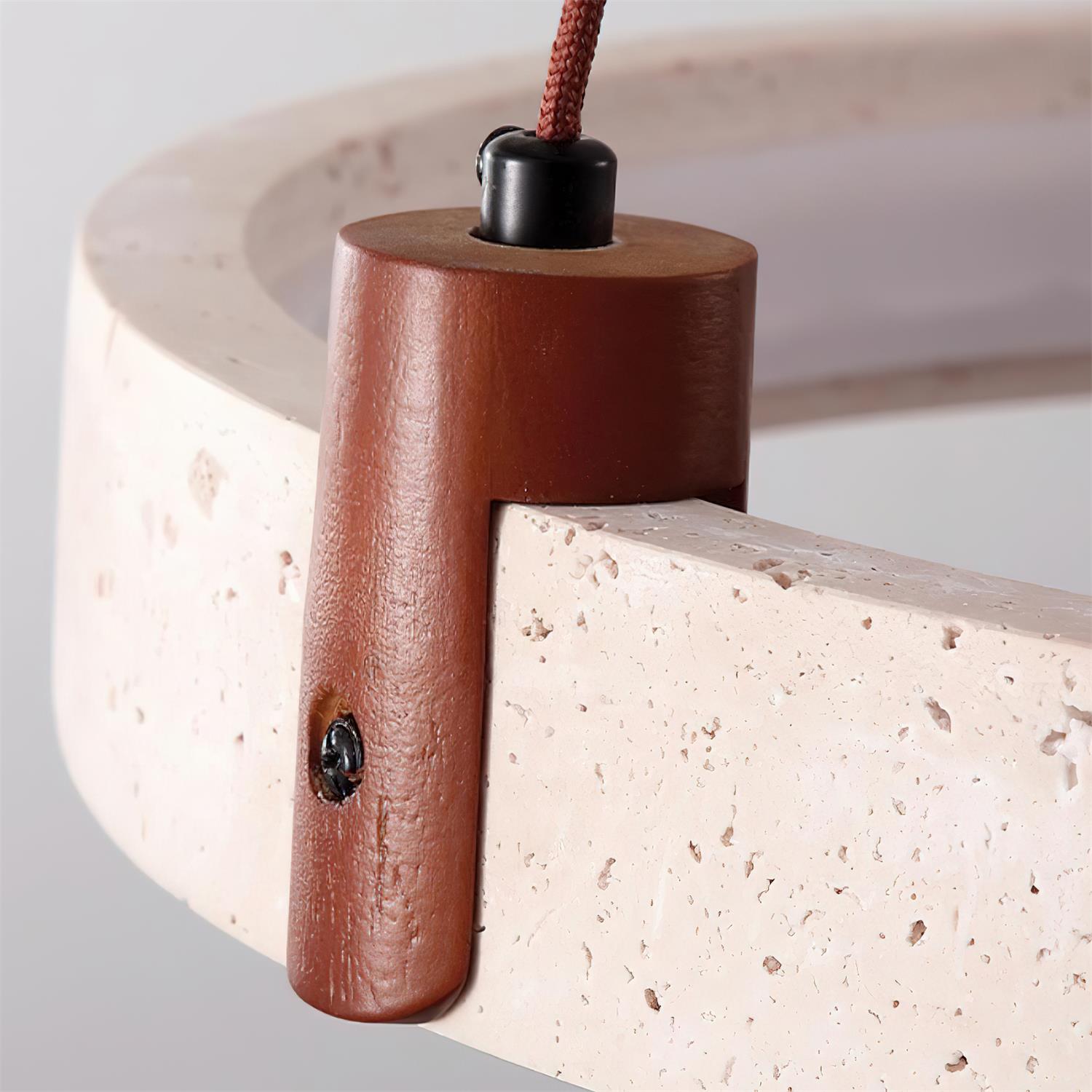 Aluson Natural Stone Pendant Light
