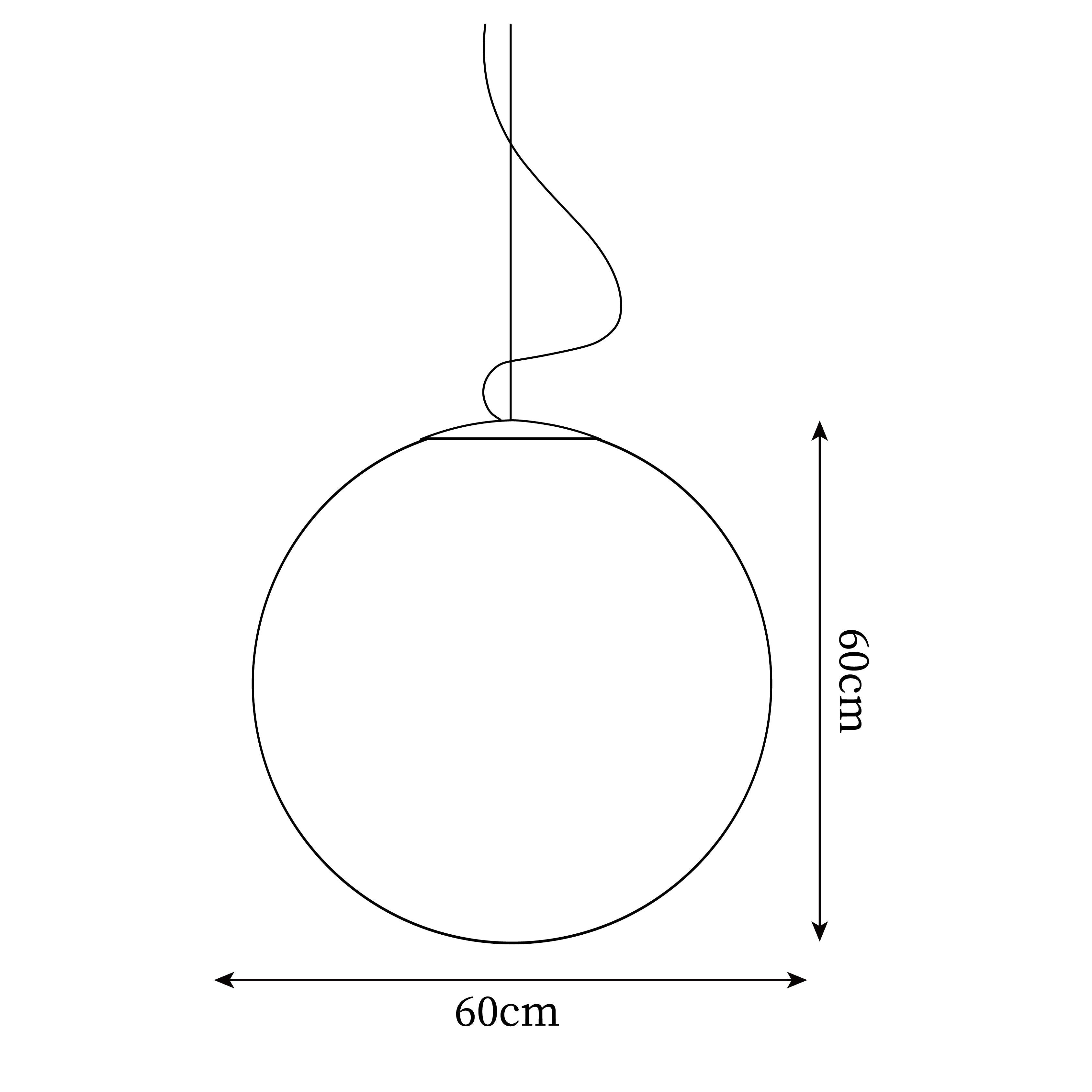 Monoma Moon Design Pendant Light
